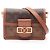 Louis Vuitton Dauphine Mini Schultertasche Braun Beige Monogramm
