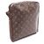 Borsa a tracolla Louis Vuitton Trotteur Bobour Monogram Marrone Monogramma - vista 2