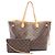 Louis Vuitton Neverfull GM Tote Bag Braun Fuschia Monogramm