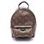 Zaino Louis Vuitton Palm Springs Mini Marrone Nero Monogramma
