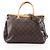Borsa a mano 2-Way Louis Vuitton Pallas Marrone D'oro Giallo Monogramma