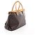 Borsa a mano 2-Way Louis Vuitton Pallas Marrone D'oro Giallo Monogramma - vista 2