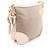 Bolsa de Ombro Prada LOGO JACQUARD Bege Cru - vista 2