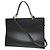 Balenciaga Le Dix Zip Cartable Top Handle Leather Medium Nero - vista 2