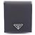 Prada Saffiano Metal Bi-fold Wallet Black