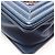 Borsa a tracolla Chanel Boy Chevron V-Stitch in pelle Blu Multicolore - vista 9