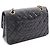 Timeless Borsa a tracolla Chanel Matelassé Double Flap Nero - vista 2