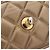 Borsa a tracolla Chanel Matelassé in pelle d'agnello dorata D'oro - vista 8