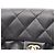 Timeless Borsa a tracolla Chanel Matelassé in pelle d'agnello nera Nero - vista 10