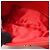 Borsa a spalla Chanel Matelassé con nappina Rosso - vista 11