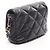 Borsa a tracolla Chanel Matelassé Heart Lock Nero - vista 2