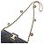 Borsa a secchiello Chanel Matelassé in pelle di agnello nera Nero - vista 8