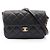 Timeless Borsa a tracolla Chanel Matelassé con patta Nero