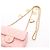 Borsa a tracolla Chanel Mini Matelassé in pelle d'agnello rosa - vista 7