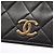Borsa a tracolla Chanel Mini Matelassé Full Flap Nero - vista 13