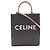 Céline Celine Small Vertical Cabas Triomphe 2-Way Tote Bag Braun Schwarz