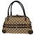 Gucci Bamboo Horsebit Canvas and Leather Marrone - vista 2
