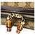 Gucci Bamboo Horsebit Canvas and Leather Marrone - vista 4