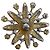 Orecchini Chanel Crystal Star White Blue Silver hardware Metal Glass - vista 4