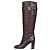 Louis Vuitton braune Monogram Lederstiefel EU 37 gebraucht
