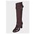 Louis Vuitton braune Monogram Lederstiefel EU 37 gebraucht - Ansicht 3