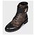 Botines Louis Vuitton Monogram Canvas Leather 38.5 de segunda mano - vista 3