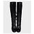 PRADA Black Leather Knee-High Boots — EU 38 Pre-owned - view 2