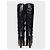 PRADA Black Leather Knee-High Boots — EU 38 Pre-owned - view 4