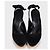 Sandales compensées imprimées en daim noir Gucci - EU 35 d'occasion - vue 2