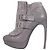 Stivaletti Alexander McQueen in pelle e camoscio grigio EU 37 usati