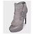 Stivaletti Alexander McQueen in pelle e camoscio grigio EU 37 usati - vista 3