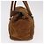 Bolsa Satchel Prada Pattina Pushlock em camurça Marrom - vista 5