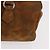 Bolsa Satchel Prada Pattina Pushlock em camurça Marrom - vista 7