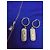 Set Gioielli Alexander McQueen Skull and Pearl D'oro - vista 10