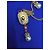 Set Gioielli Alexander McQueen Skull and Pearl D'oro - vista 4