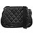 Chanel Expandable Flap Messenger Quilted Aged Calfskin Large Nero