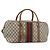 Gucci Zip Boston GG Canvas and leather Medium Beige - vista 3