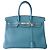 Hermès Birkin 35 Togo Pelle Bleu Jean Blu