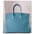 Hermès Birkin 35 Togo Pelle Bleu Jean Blu - vista 3