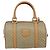 Céline Celine Boston Triomphe Coated Canvas Small Beige