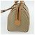 Céline Celine Boston Triomphe Coated Canvas Small Beige - Ansicht 6