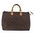 Louis Vuitton Speedy Monogram Canvas 35 Castaño