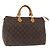 Louis Vuitton Speedy Monogram Canvas 35 Castaño - vista 3