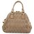Borsa Convertible Dome Miu Miu in Pelle Matelassé Large Beige - vista 2