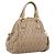 Borsa Convertible Dome Miu Miu in Pelle Matelassé Large Beige - vista 3