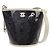 Chanel Camellia Coco Bucket Printed PVC Medium Nero
