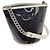 Chanel Camellia Coco Bucket Printed PVC Medium Nero - vista 2