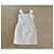Autre Marque Weißes Mini-Trägerkleid aus Baumwoll-Piqué - Ansicht 7