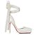 Christian Louboutin Satin High Heels Weiß - Ansicht 2