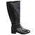 Botas Stevie de cuero negro Lk Bennett